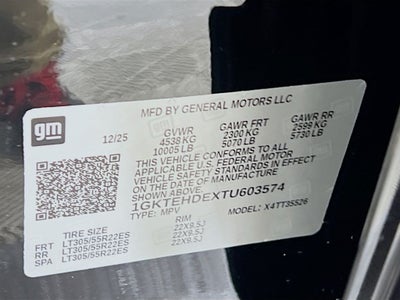 2026 GMC Hummer EV SUV 2X