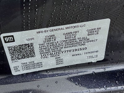 2026 GMC Sierra 2500HD AT4X