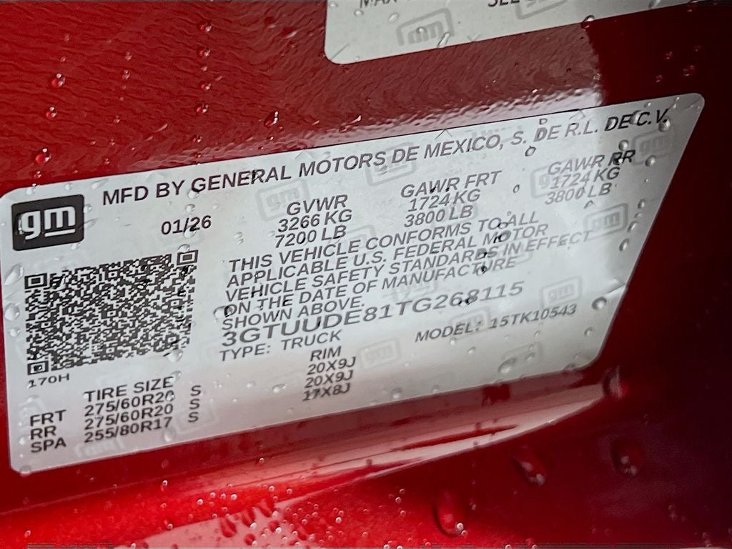 2026 GMC Sierra 1500 SLT