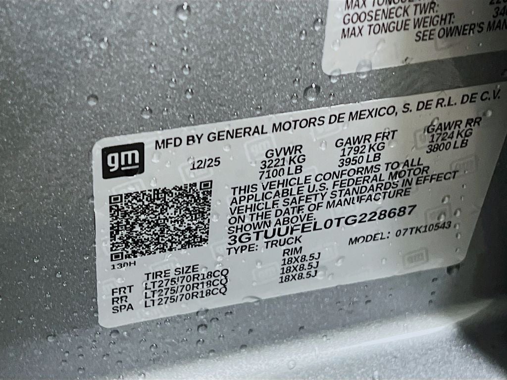 2026 GMC Sierra 1500 AT4X