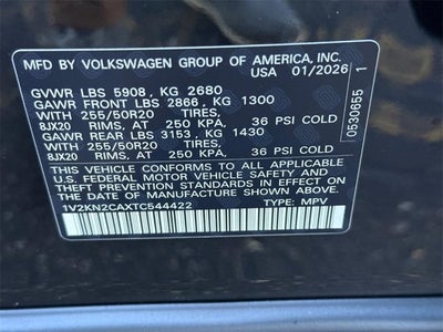 2026 Volkswagen Atlas 2.0T SE w/Technology