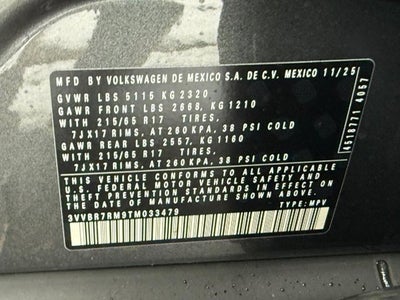 2026 Volkswagen Tiguan S