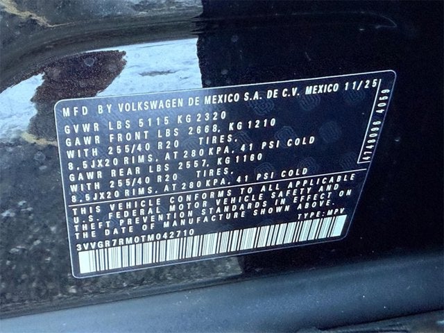 2026 Volkswagen Tiguan SE R-Line Black