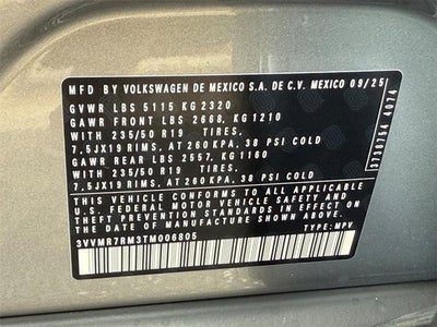 2026 Volkswagen Tiguan SE