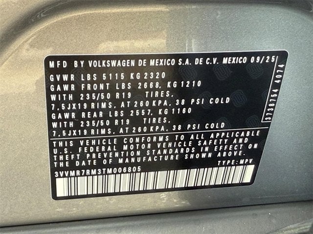 2026 Volkswagen Tiguan SE