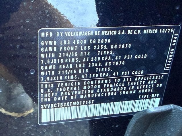 2026 Volkswagen Taos SE