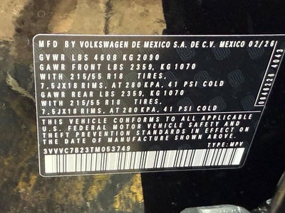 2026 Volkswagen Taos SE