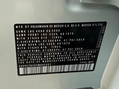 2026 Volkswagen Taos SE