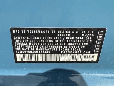 2025 Volkswagen Jetta S