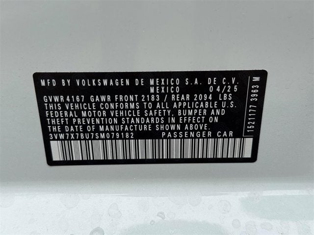 2025 Volkswagen Jetta SE