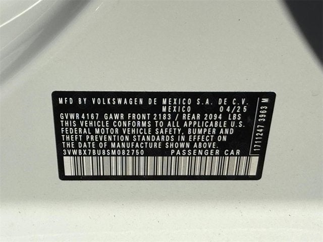 2025 Volkswagen Jetta Sport