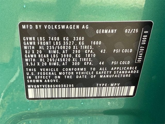 2025 Volkswagen ID. Buzz Pro S Plus