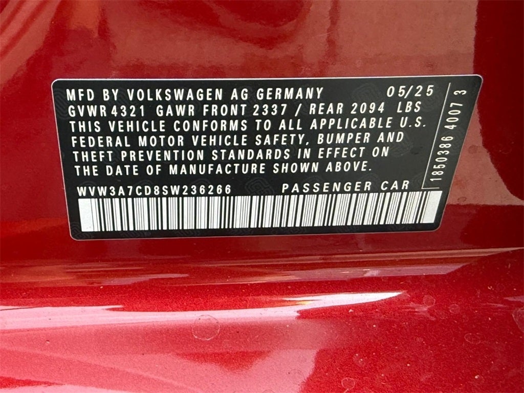 2025 Volkswagen Golf GTI SE