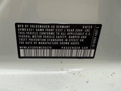 2025 Volkswagen Golf GTI S