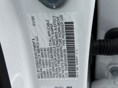 2025 Acura TLX Technology Package