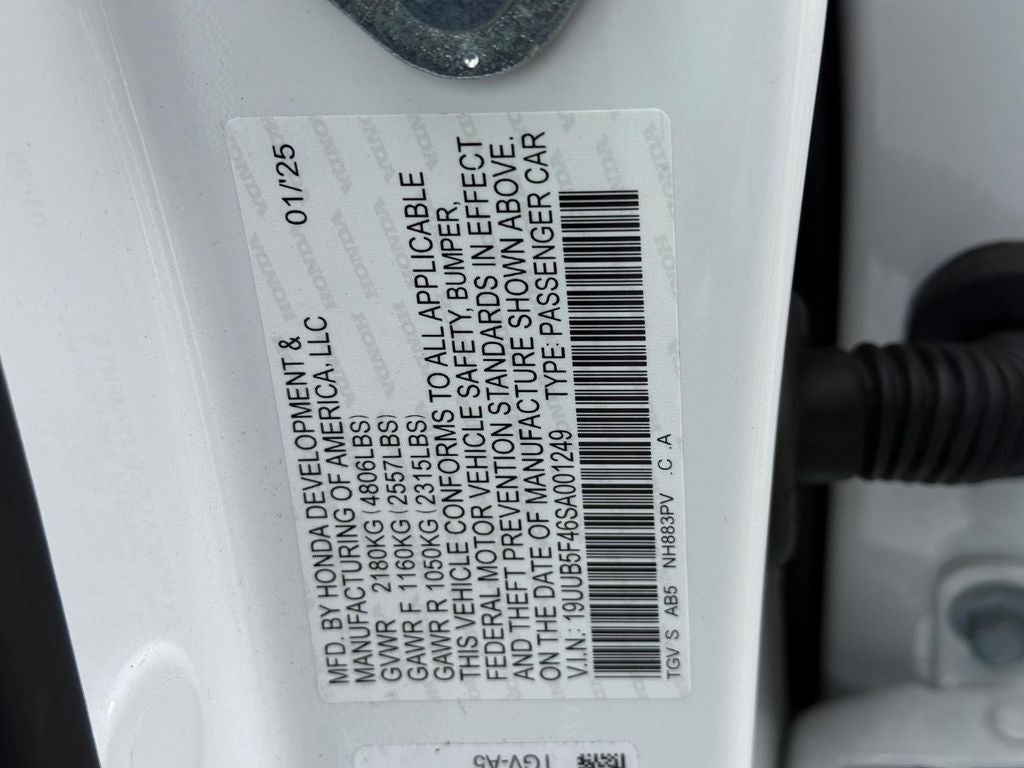 2025 Acura TLX Technology Package