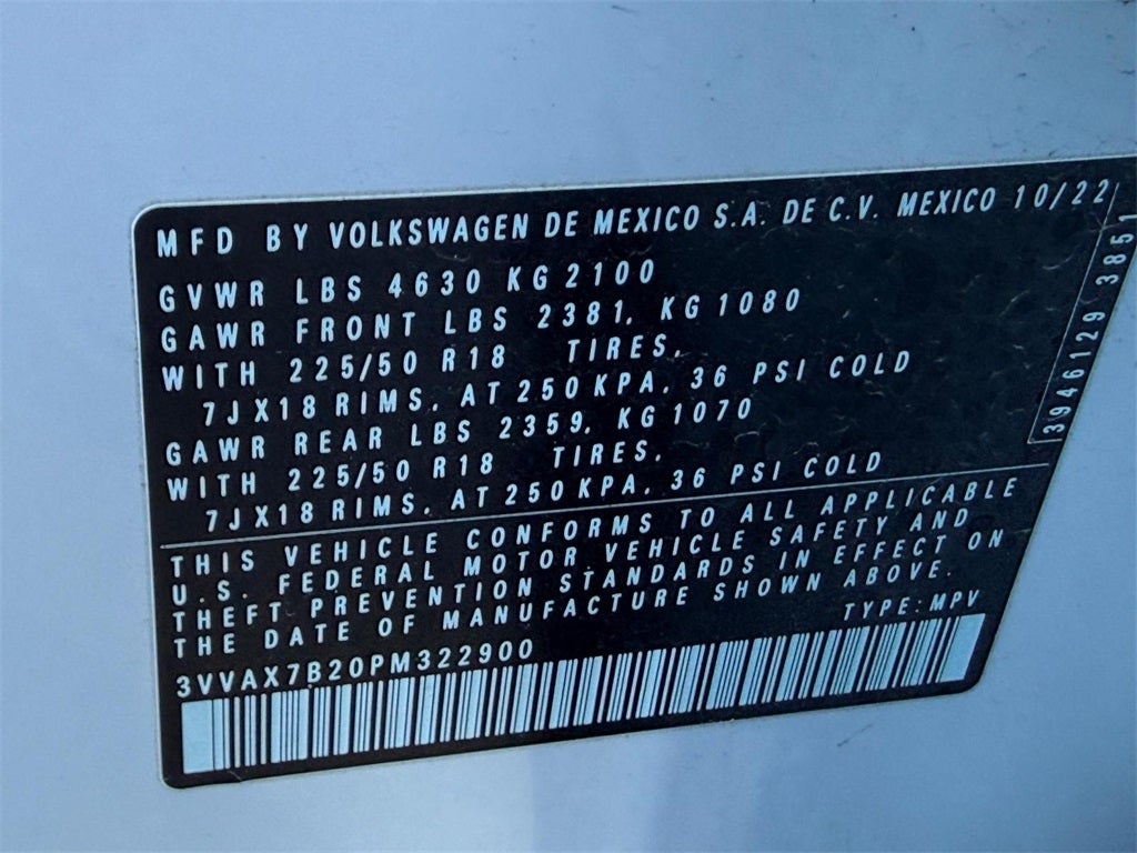 2023 Volkswagen Taos 1.5T S