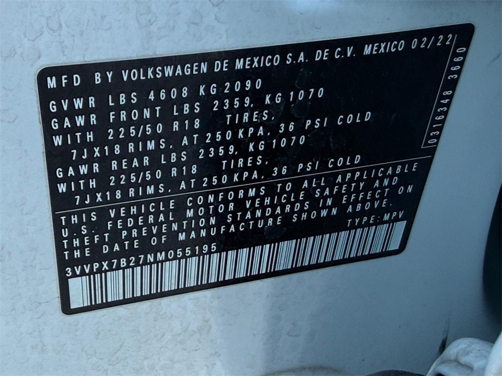 2022 Volkswagen Taos 1.5T SE