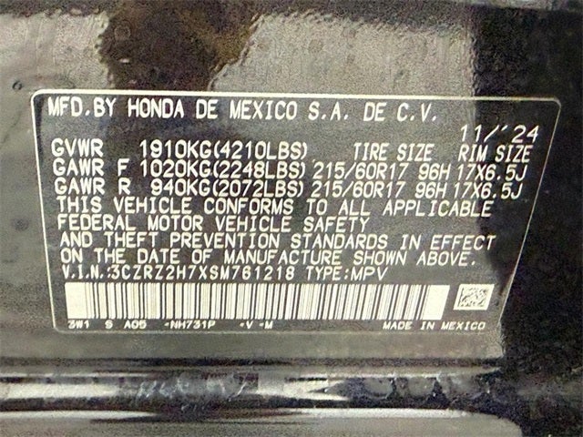 2025 Honda HR-V EX-L