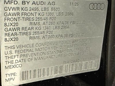 2025 Audi Q5 2.0T Premium Plus quattro