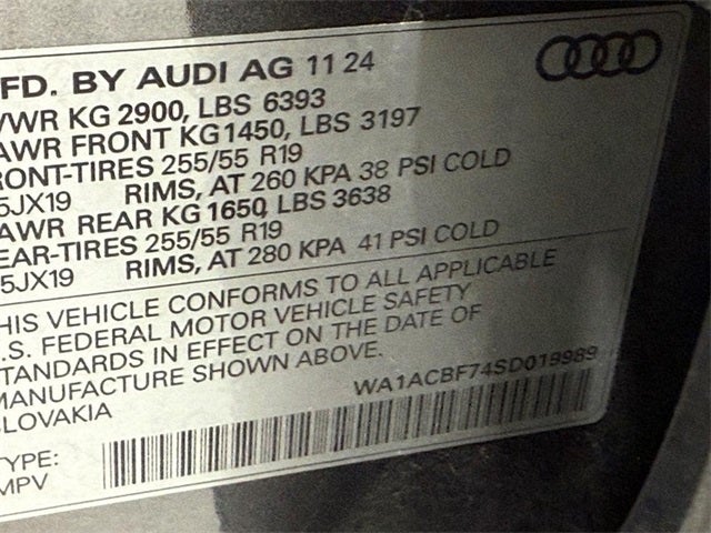 2025 Audi Q7 45 Premium quattro