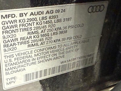 2025 Audi Q7 45 Premium quattro