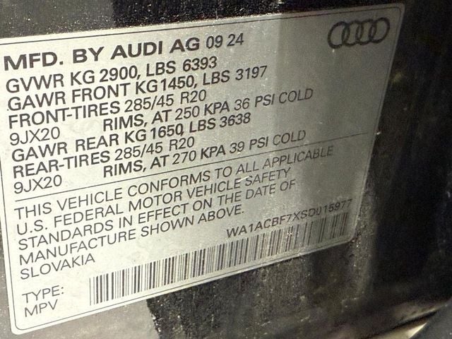 2025 Audi Q7 45 Premium quattro