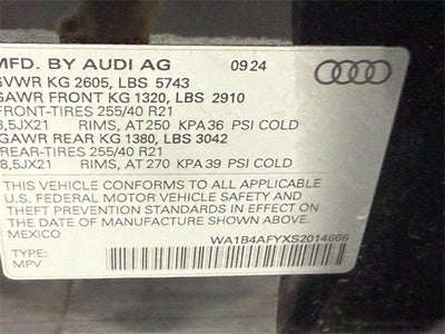 2025 Audi SQ5 Premium Plus quattro