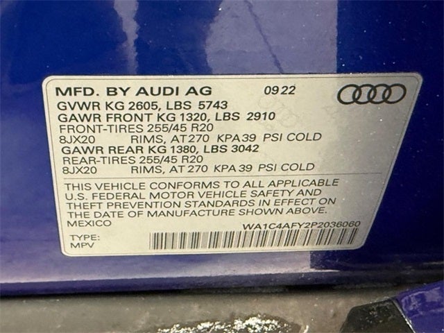 2023 Audi SQ5 Prestige quattro