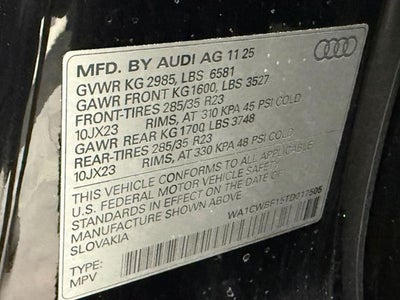 2026 Audi SQ8 4.0T Prestige quattro