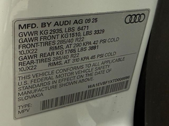 2026 Audi Q8 quattro