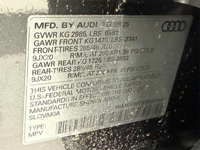 2026 Audi Q7 55 Premium Plus quattro