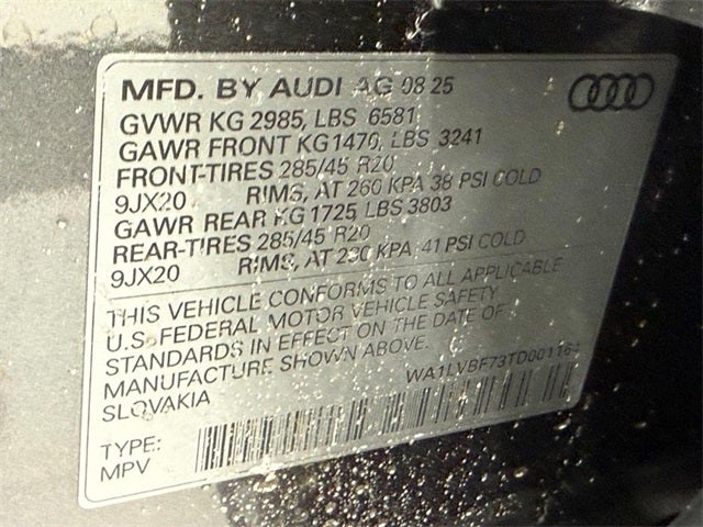 2026 Audi Q7 55 Premium Plus quattro