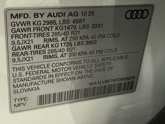 2026 Audi Q7 55 Premium Plus quattro