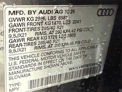 2026 Audi Q7 55 Premium Plus quattro