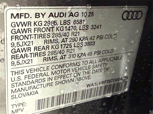 2026 Audi Q7 55 Premium Plus quattro