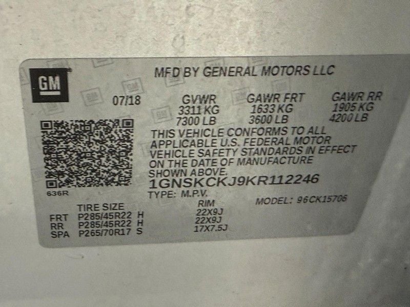 2019 Chevrolet Tahoe Premier