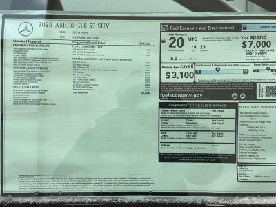 2026 Mercedes-Benz GLE GLE 53 AMG® 4MATIC®