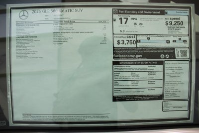 2025 Mercedes-Benz GLE GLE 580 4MATIC®