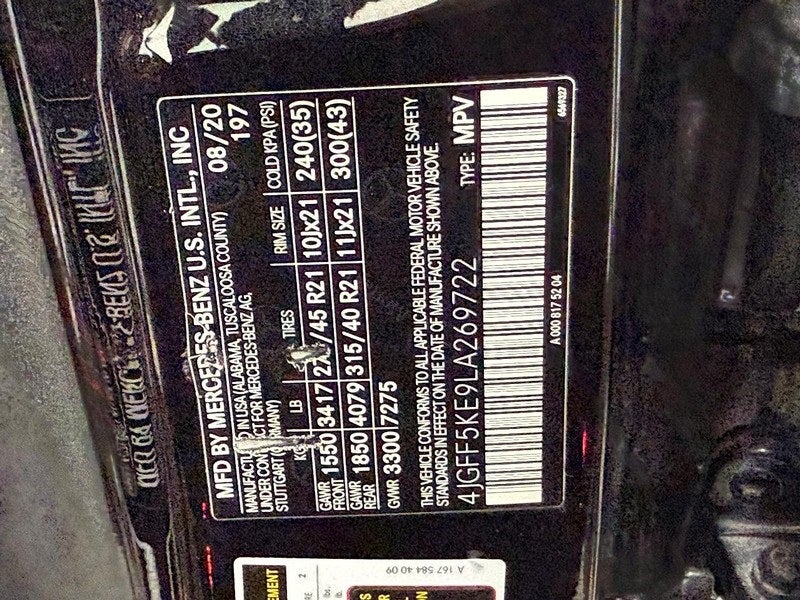 2020 Mercedes-Benz GLS GLS 450 4MATIC®