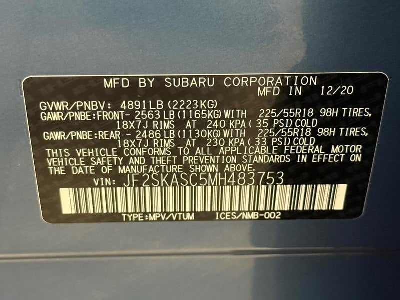 2021 Subaru Forester Limited