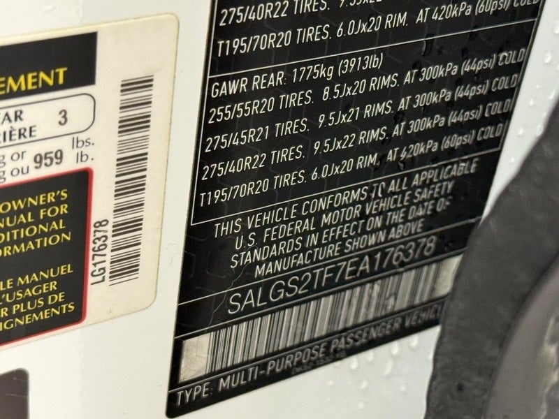 2014 Land Rover Range Rover 5.0L V8 Supercharged