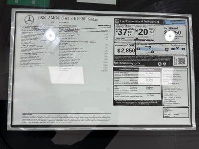 2026 Mercedes-Benz C-Class C 63 S AMG® 4MATIC®