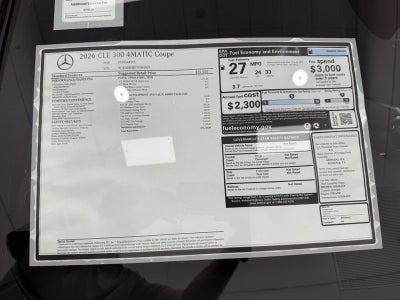 2026 Mercedes-Benz CLE CLE 300 4MATIC®