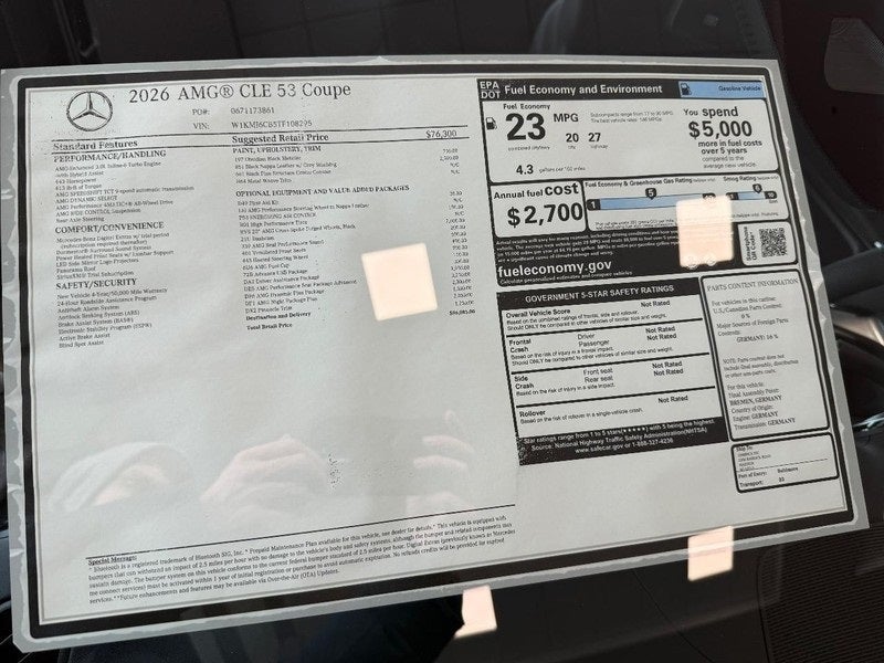 2026 Mercedes-Benz CLE CLE 53 AMG® 4MATIC®