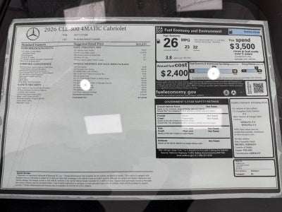 2026 Mercedes-Benz CLE CLE 300 4MATIC®