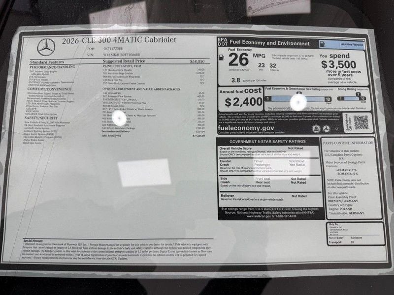 2026 Mercedes-Benz CLE CLE 300 4MATIC®