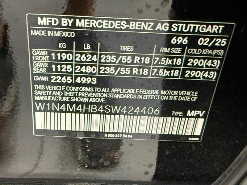 2025 Mercedes-Benz GLB GLB 250 4MATIC®