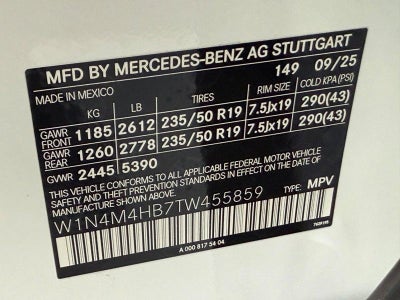 2026 Mercedes-Benz GLB GLB 250 4MATIC®
