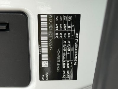 2026 Mercedes-Benz Sprinter 3500 High Roof